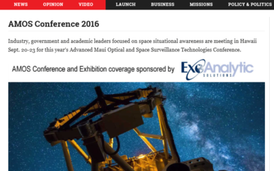 AMOS2016 is in the News, the ‘Space News’ that is