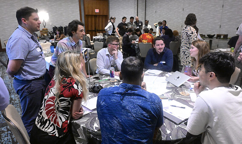 Photo of Policy Game discussions